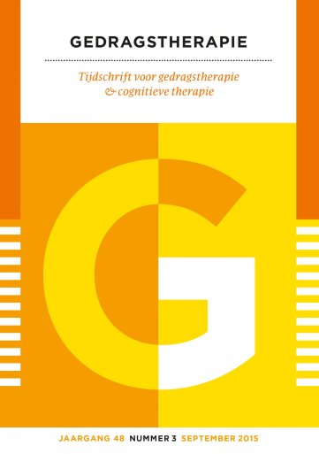 Herfstnummer van Gedragstherapie is verschenen