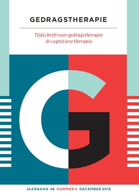 Nummer vier van Tijdschrift Gedragstherapie is verschenen